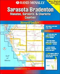 Rand McNally Sarasota/Brandenton Streetfinder: Manatee, Sarasota  Charlotte Counties (Rand McNally Streetfinder)