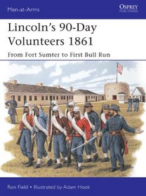 Lincoln's 90-Day Volunteers 1861: From Fort Sumter to First Bull Run (Men-at-Arms)