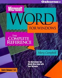 Microsoft Word for Windows: The Complete Reference