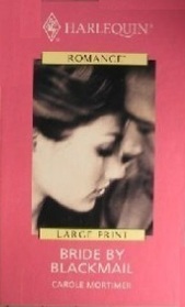 Bride by Blackmail (Large Print)