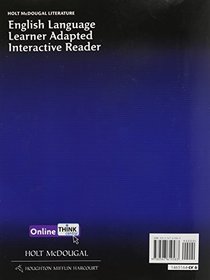 Holt McDougal Literature: ELL Adapted Interactive Reader Grade 6