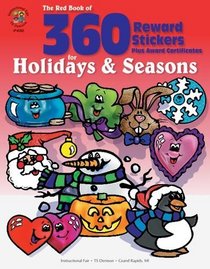 The Red Book of 360 Reward Stickers for Holidays and Seasons