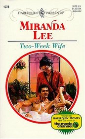 Two-Week Wife (Harlequin Presents, No 1978)