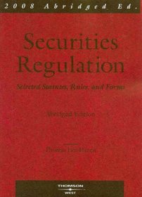 Securities Regulation: Selected Statutes, Rules & Forms (Academic Statutes)