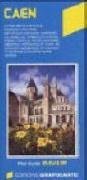 Michelin Caen: Plan Guide Bleu & or : Map (Blue & Gold Map) (French Edition)