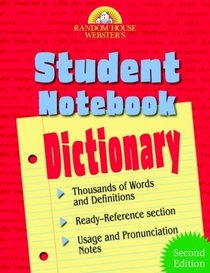 Random House Webster's Student Notebook Dictionary: Second Edition