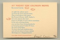 At night the salmon move: Poems