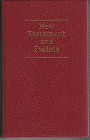 KJV Giant Print New Testament and Psalms Burgundy imitation leather hardback NTP480