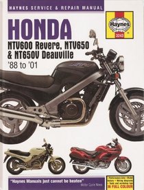 Honda Ntv600 Revere, Ntv650 and Nt650V Deauville Service and Repair Manual (Haynes Service and Repair Manuals)