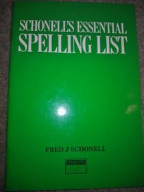 Essential Spelling List