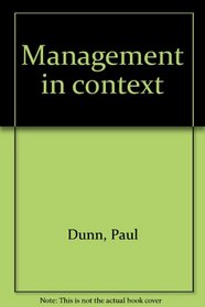 Management in context