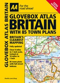 Glovebox Atlas Britain with 83 Town Plans (Road Atlas)