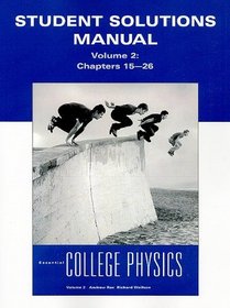 Student Solutions Manual for Essential College Physics, Volume 2