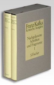 Nachgelassene Schriften und Fragmente I. Kritische Ausgabe. Textband / Apparatband.