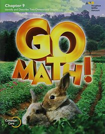 Go Math!: Student Edition Chapter 9 Grade K 2015