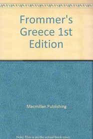 Frommer's Greece, 1st Edition