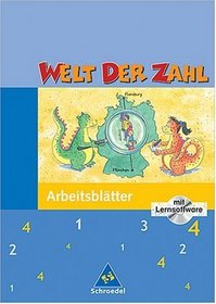 Welt der Zahl 4. Arbeitsheft mit CD-ROM fr Windows 95/98/XP/2000/NT 4,0. Fr Hessen, Rheinland-Pfalz, Saarland