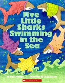 Five Little Sharks Swimming in the Sea