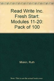 Read Write Inc. Fresh Start: Modules 11-20: Pack of 100