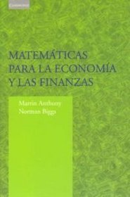 Matemtica para la economa y las finanzas (Spanish Edition)