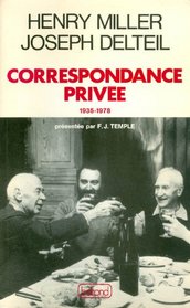 Correspondance privee: 1935-1978 (French Edition)