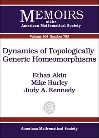 Dynamics of Topologically Generic Homeomorphisms (Memoirs of the American Mathematical Society)