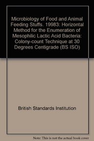 Microbiology of Food and Animal Feeding Stuffs.: Colony-count Technique at 30 Degrees Centigrade: Horizontal Method for the Enumeration of Mesophilic Lactic Acid Bacteria (BS ISO)