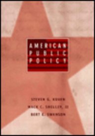 American Public Policy: The Contemporary Agenda
