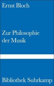 Zur Philosophie der Musik (Bibliothek Suhrkamp) (German Edition)
