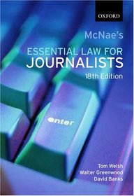 McNae's Essential Law for Journalists