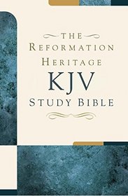 Large Print Leather-Like (Black): The Reformation Heritage KJV Study Bible