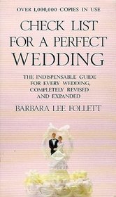 Check List for A Perfect Wedding