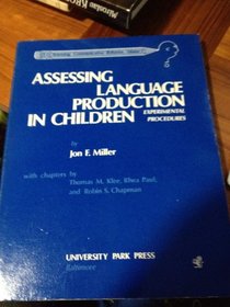 Assessing Language Production in Children (Assessing communicative behavior)