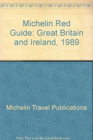 Michelin Red Guide: Great Britain and Ireland, 1989