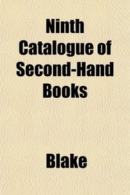 Ninth Catalogue of Second-Hand Books