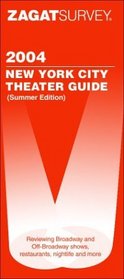 Zagatsurvey 2004 New York City Theater: Summer (Zagatsurvey New York City Theater Guide)