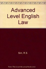 Advanced Level English Law