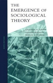 The Emergence of Sociological Theory