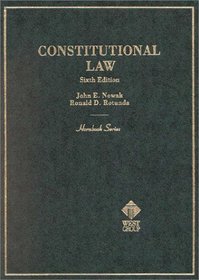 Constitutional Law (Hornbook Series and Other Textbooks)