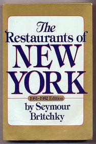 The restaurants of New York