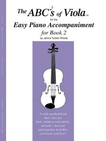 ABC10 - The ABCs of Viola Easy Piano Accompaniment for Book 2