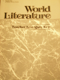 World Literature: Teacher Test  / Quiz Key