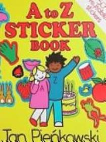 A to Z Sticker Book with Sticker