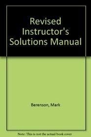 Revised Instructor's Solutions Manual