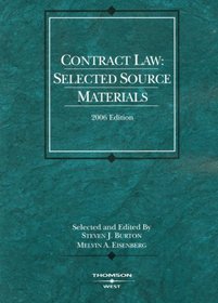 Contract Law: Selected Source Materials 2006