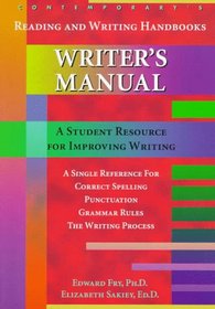 Writer's Manual (Contemporary's Reading and Writing Handbooks)