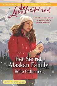 Her Secret Alaskan Family (Home to Owl Creek, Bk 1) (Love Inspired, No 1258) (True Large Print)