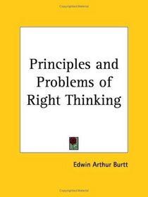 Principles and Problems of Right Thinking