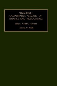 Advances in quantitative analysis of finance and accounting, Volume 4