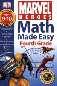 Marvel Heroes: Fourth Grade (Math Made Easy)